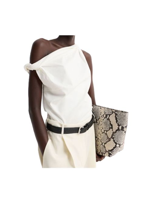 RóheTop Sculptural Cotton Silk Off White Róhe | 419-20-296112 OFF WHITE